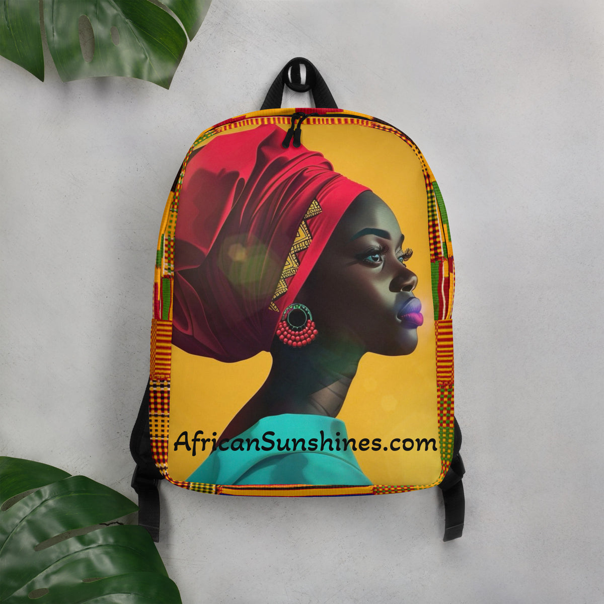 Beautiful African Woman Backpack