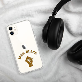 100% Black IPhones cases