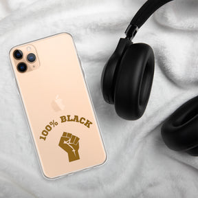 100% Black IPhones cases