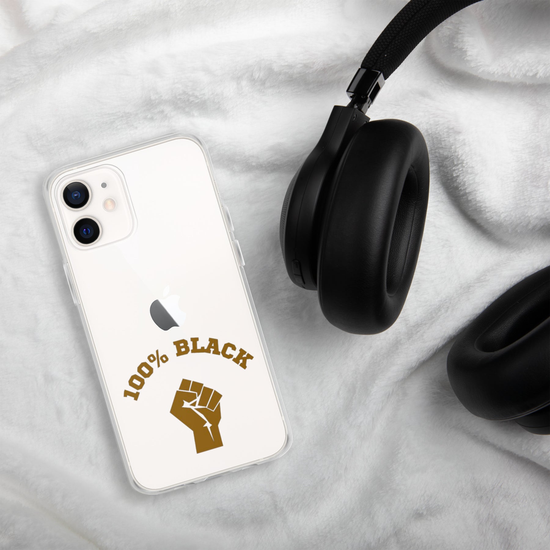 100% Black IPhones cases