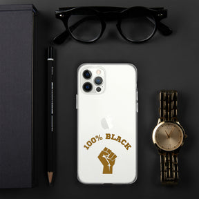 100% Black IPhones cases