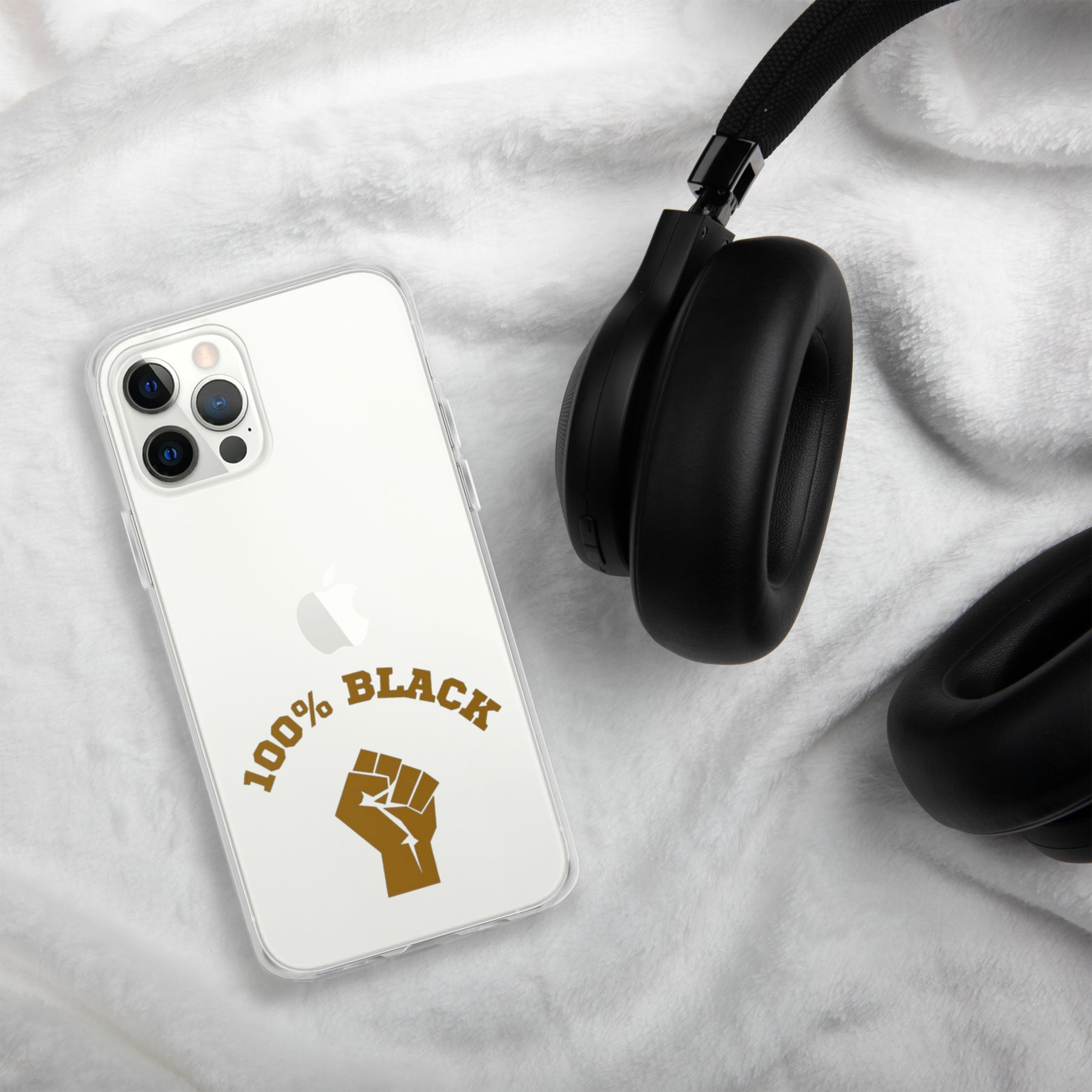 100% Black IPhones cases