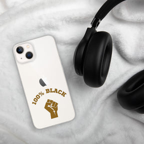 100% Black IPhones cases