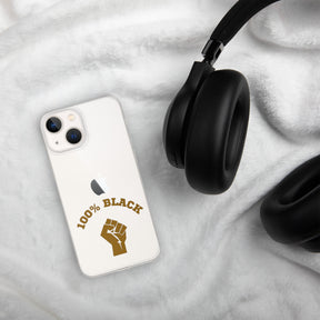 100% Black IPhones cases