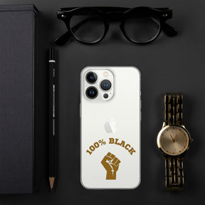 100% Black IPhones cases