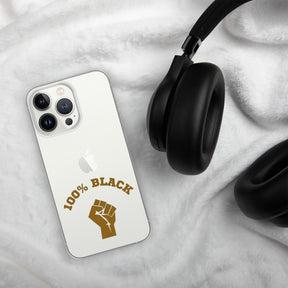 100% Black IPhones cases