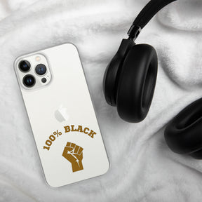 100% Black IPhones cases