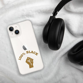 100% Black IPhones cases