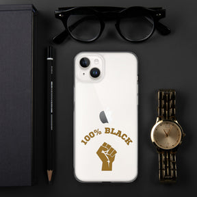 100% Black IPhones cases