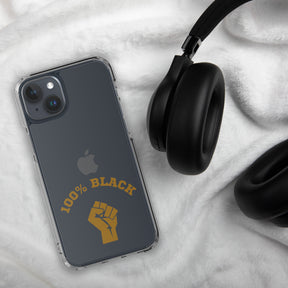 100% Black IPhones cases